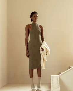 Nesi Jade Knit Midi Dress<Andrea Iyamah Fashion