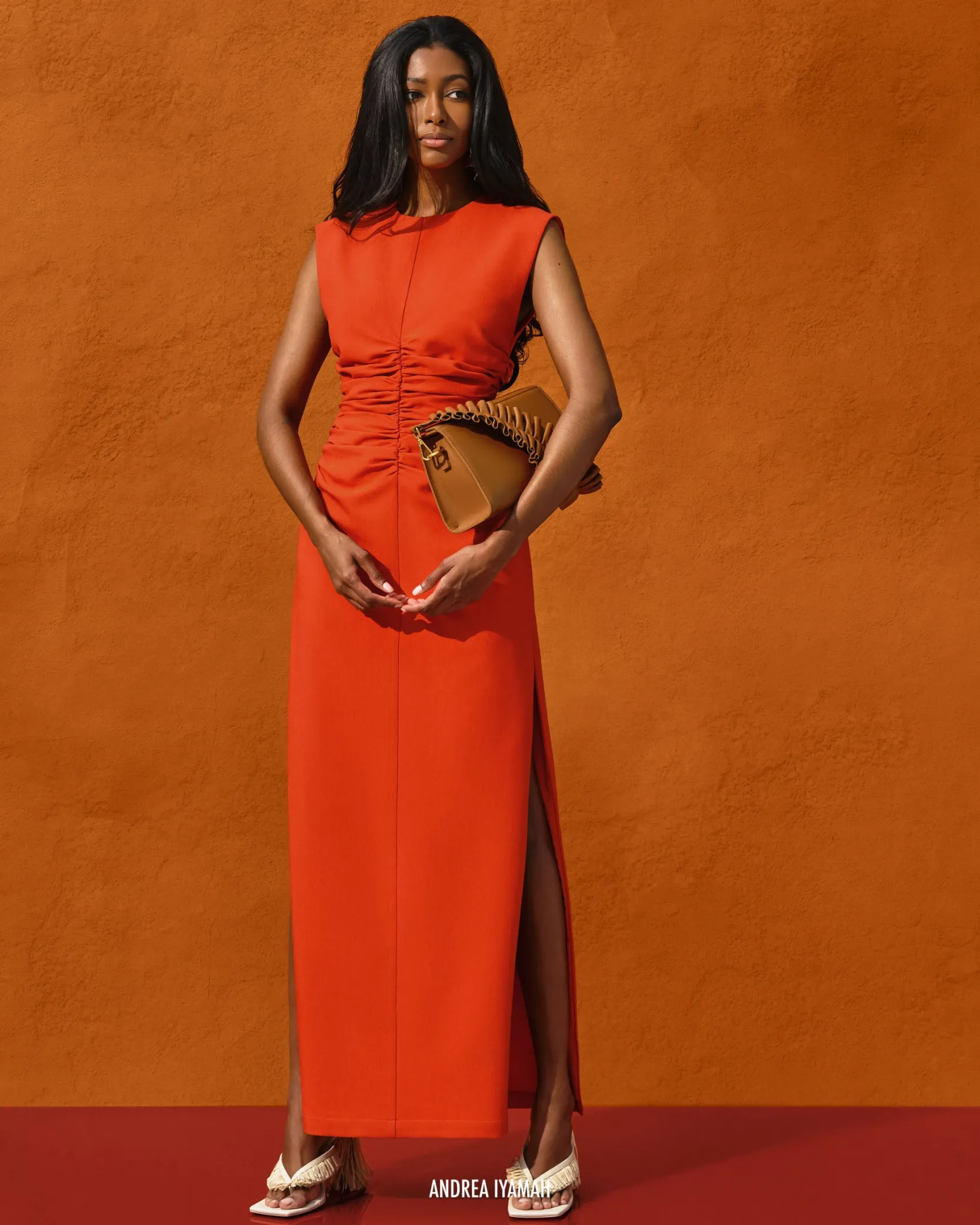 Niro Dress-Sunset<Andrea Iyamah New