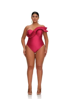 Nisi One Piece Swimsuit-Ruby<Andrea Iyamah New