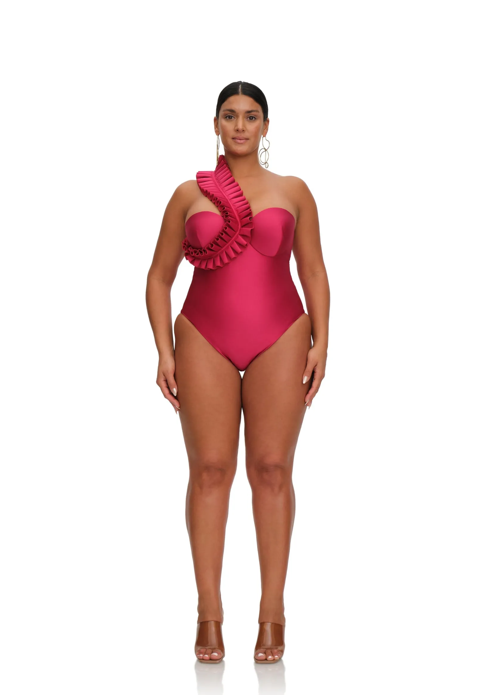 Nisi One Piece Swimsuit-Ruby<Andrea Iyamah New