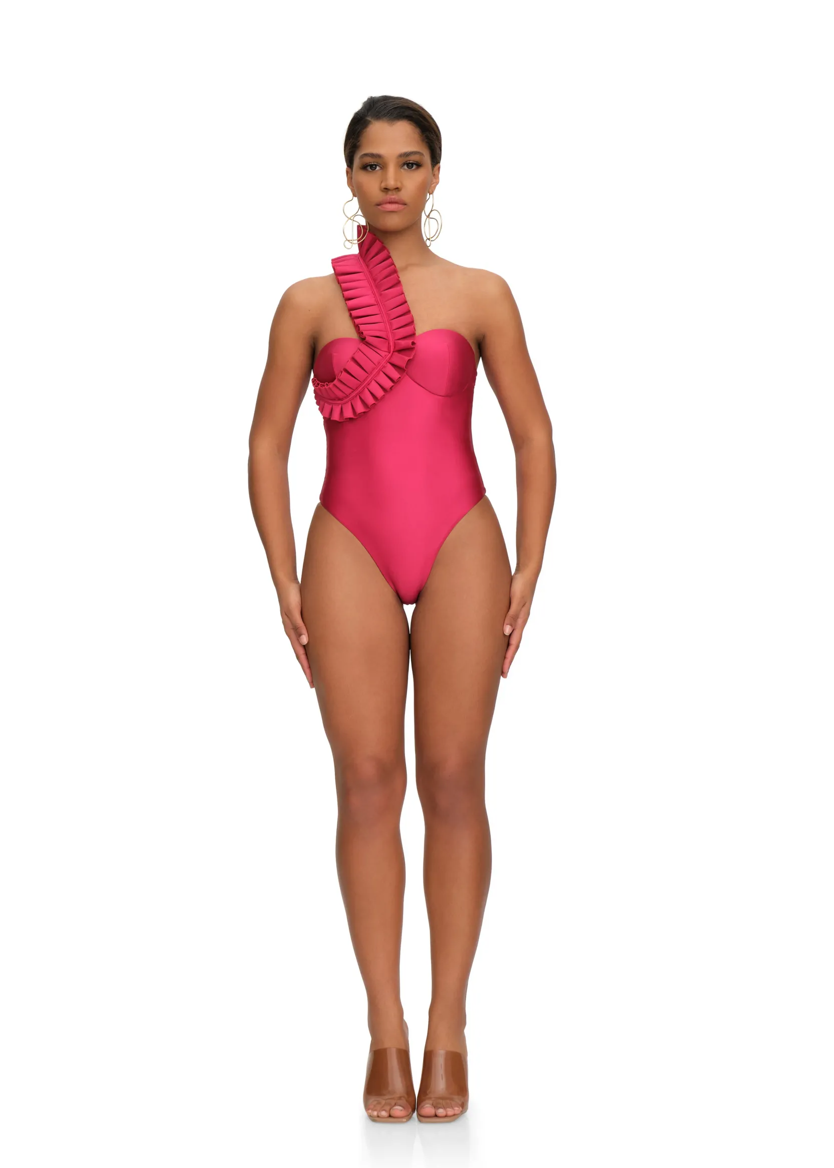 Nisi One Piece Swimsuit-Ruby<Andrea Iyamah New