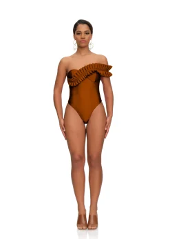 Nisi One Piece Swimsuit-Sand<Andrea Iyamah Hot