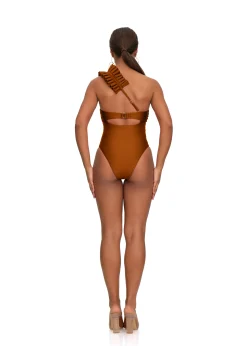 Nisi One Piece Swimsuit-Sand<Andrea Iyamah Shop