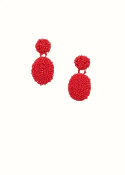 Odi Earring-Crimson<Andrea Iyamah Cheap