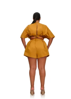 Olla Crop Top-Mustard<Andrea Iyamah Best