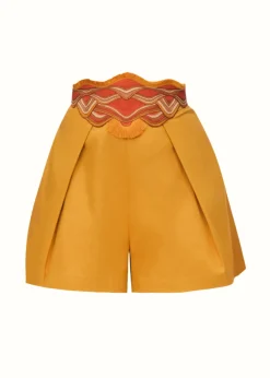Olla Shorts-Mustard<Andrea Iyamah Online