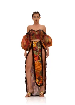 Omma Sarong Skirt<Andrea Iyamah Fashion