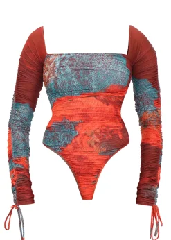 Paro Mesh Bodysuit<Andrea Iyamah Online