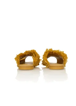 Pola Slippers-Mustard<Andrea Iyamah Cheap
