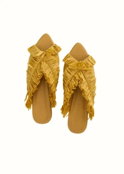 Pola Slippers-Mustard<Andrea Iyamah Best Sale