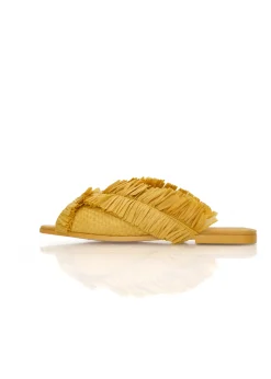 Pola Slippers-Mustard<Andrea Iyamah Best Sale