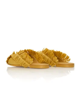 Pola Slippers-Mustard<Andrea Iyamah Best Sale