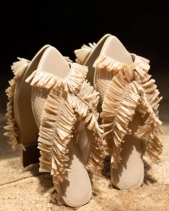 Pola Slippers-Natural<Andrea Iyamah Flash Sale