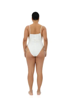 Reco One Piece Swimsuit-Limestone<Andrea Iyamah Store