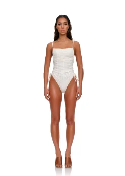Reco One Piece Swimsuit-Limestone<Andrea Iyamah Flash Sale
