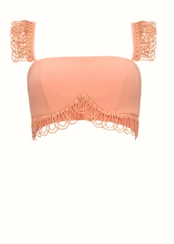 Rizo Crop Top-Powder Peach<Andrea Iyamah Fashion