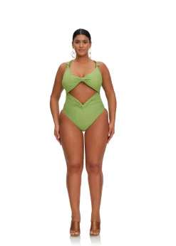 Rora One Piece Swimsuit-Aloe<Andrea Iyamah Cheap
