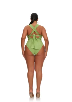 Rora One Piece Swimsuit-Aloe<Andrea Iyamah Cheap