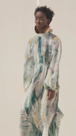 Sade Cover-Up Abstract Bark Dress<Andrea Iyamah Sale