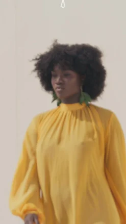 Sade Cover-Up Marigold Dress<Andrea Iyamah Discount