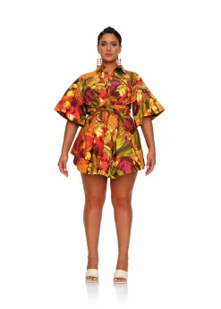 Shanti Romper-Kola Print<Andrea Iyamah New