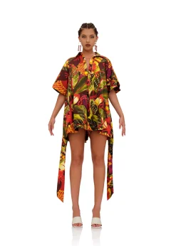 Shanti Romper-Kola Print<Andrea Iyamah New