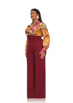 Sita Corset Pants-Plum<Andrea Iyamah Store