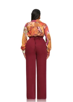 Sita Corset Pants-Plum<Andrea Iyamah Store