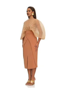 Sita Corset Skirt-Dust<Andrea Iyamah Shop