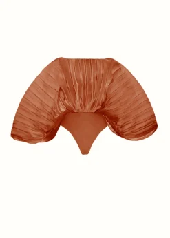 Sombra Bodysuit-Rust Pomegranate<Andrea Iyamah Shop