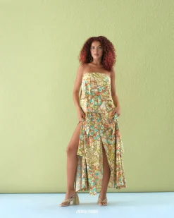 Strata Maxi Dress-Ilia Print<Andrea Iyamah Best Sale