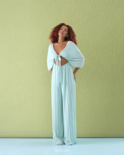 Thero Jumpsuit-Mint Blue<Andrea Iyamah Best Sale