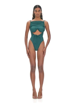 Tiaca Forest Green One Piece Swimsuit<Andrea Iyamah Cheap