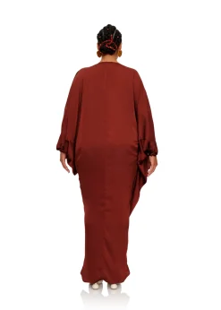 Tibara Kaftan Dress-Cinnamon<Andrea Iyamah Best