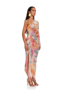 Turi Mesh Dress-Zuli<Andrea Iyamah Fashion