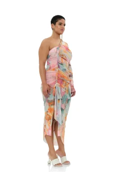 Turi Mesh Dress-Zuli<Andrea Iyamah Fashion