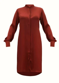 Uchi Tunic-Chocolate<Andrea Iyamah Shop
