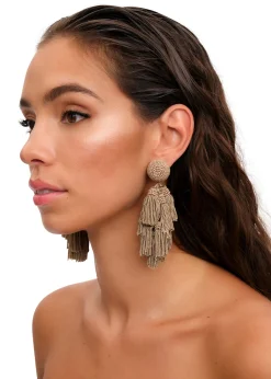 Villi Earring-Grey<Andrea Iyamah Sale