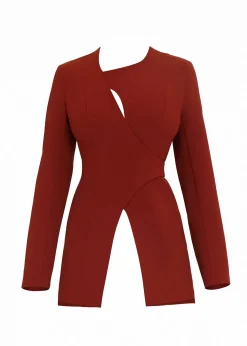 Vira Pomegranate Blazer<Andrea Iyamah Shop
