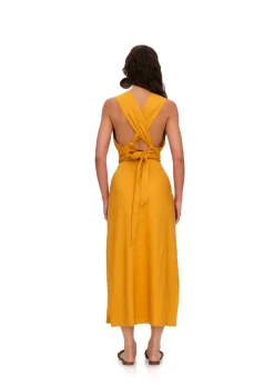 Zado Dress-Gold<Andrea Iyamah Shop